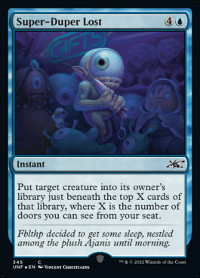 Super-Duper Lost - [Galaxy Foil] Unfinity (UNF)