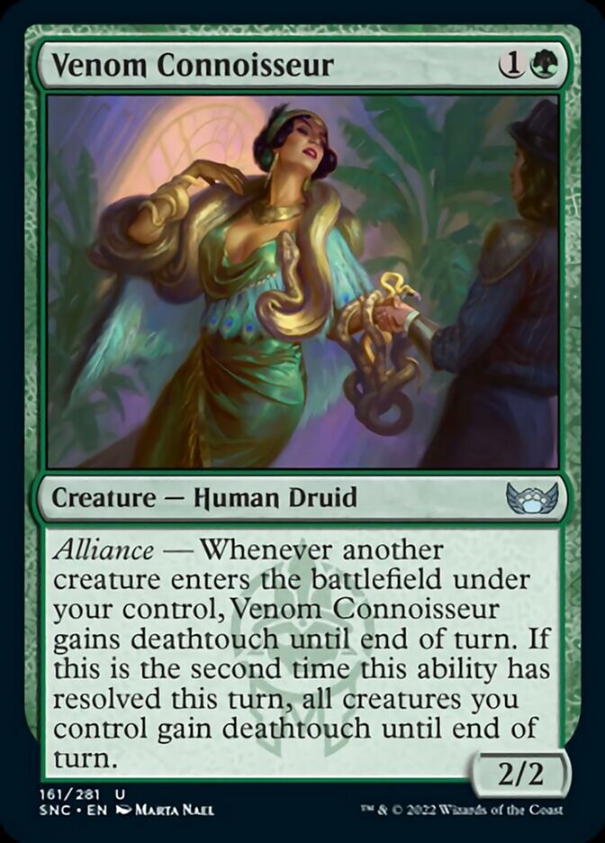Venom Connoisseur - [Foil] Streets of New Capenna (SNC)