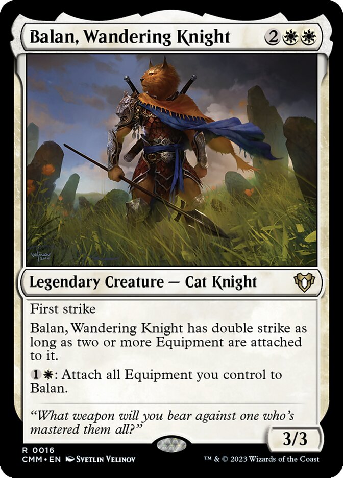 Balan, Wandering Knight - [Foil] Commander Masters (CMM)