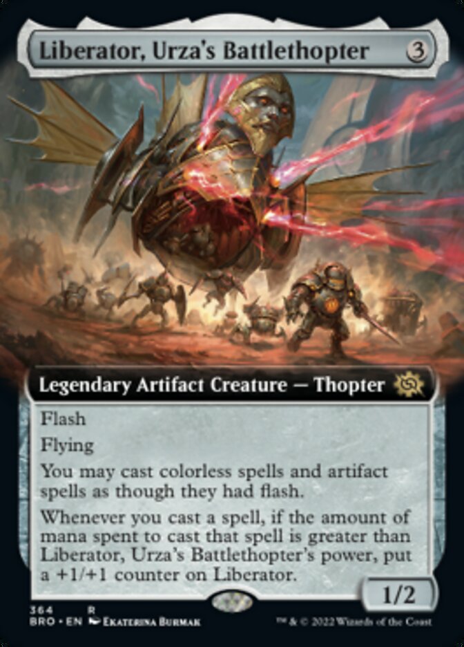 Liberator, Urza's Battlethopter - [Foil, Extended Art] The Brothers' War (BRO)