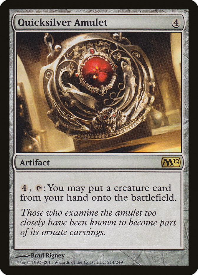 Quicksilver Amulet - [Foil] Magic 2012 (M12)