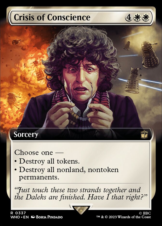 Crisis of Conscience - [Foil, Extended Art] Doctor Who (WHO)