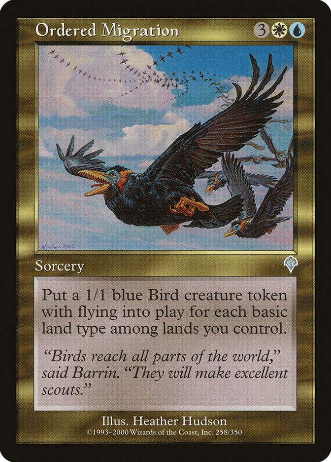 Ordered Migration - [Foil, Retro Frame] Invasion (INV)