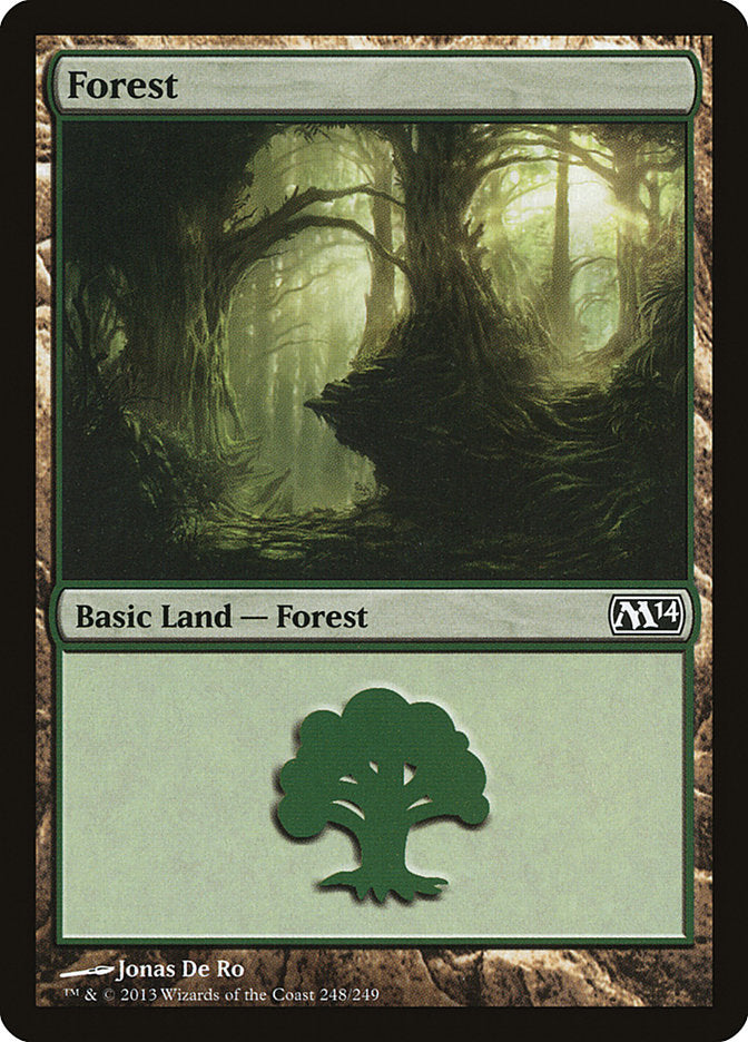 Forest (248) - [Foil] Magic 2014 (M14)