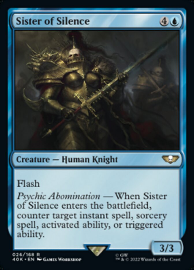 Sister of Silence - [Surge Foil] Warhammer 40,000 Commander (40K)