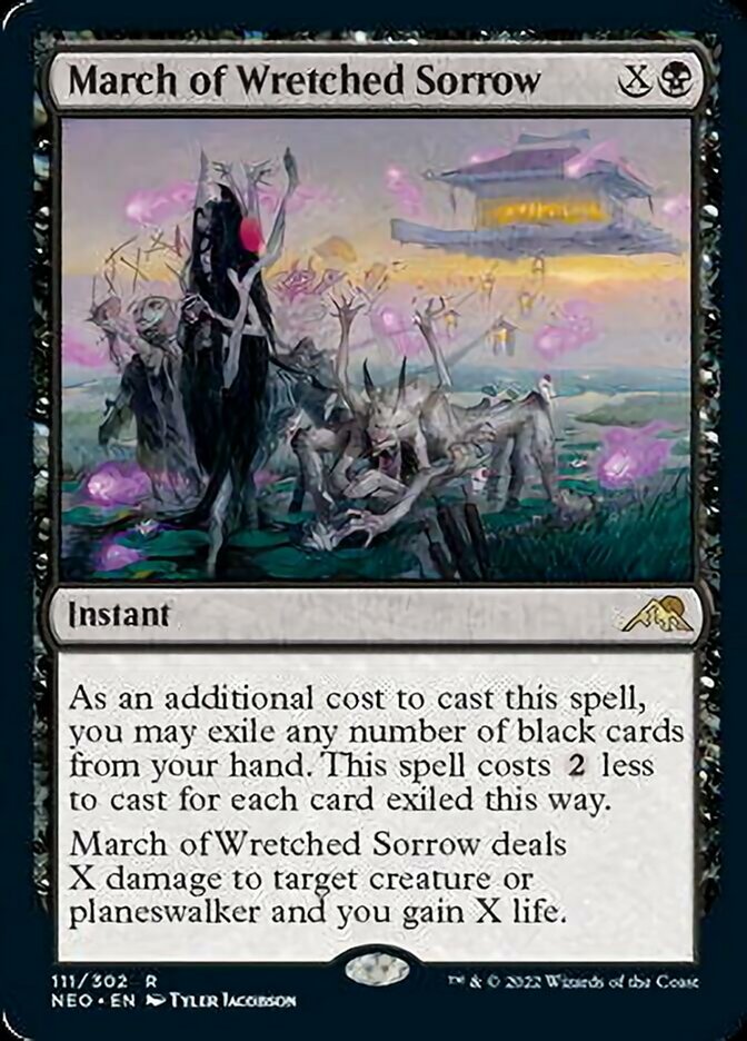March of Wretched Sorrow - [Foil] Kamigawa: Neon Dynasty (NEO)