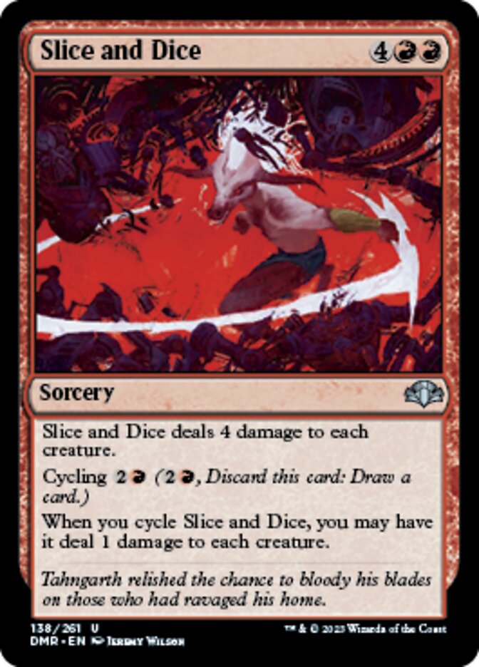 Slice and Dice - [Foil] Dominaria Remastered (DMR)