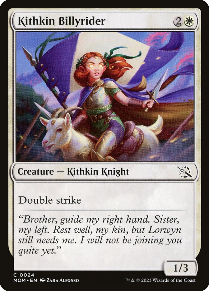 Kithkin Billyrider - [Foil] March of the Machine (MOM)