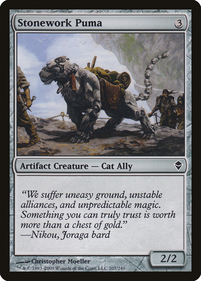 Stonework Puma - [Foil] Zendikar (ZEN)