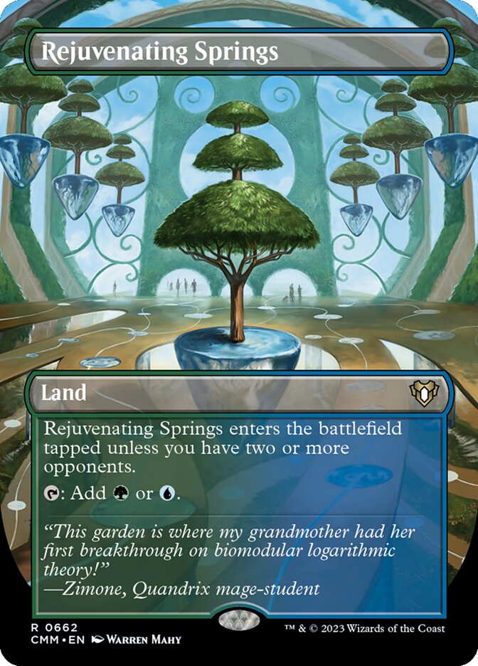Rejuvenating Springs - [Borderless] Commander Masters (CMM)