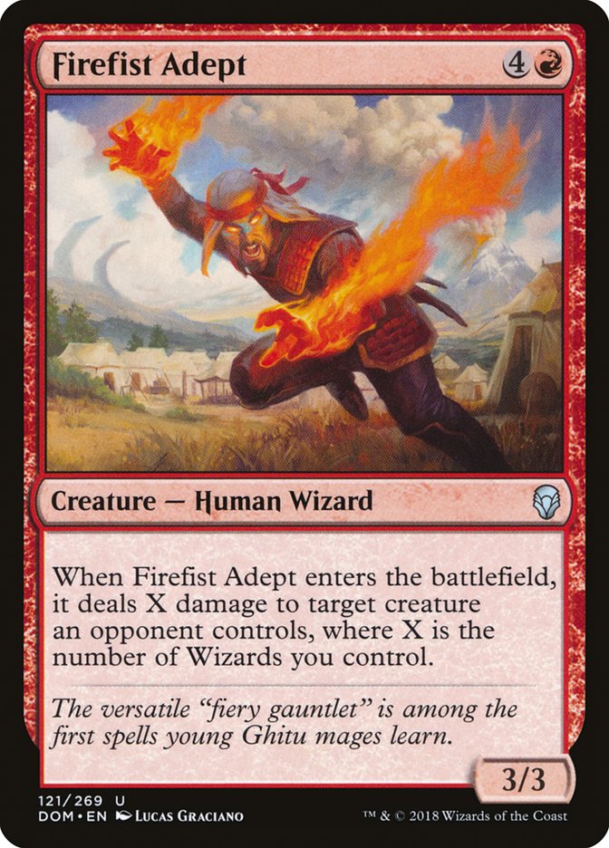 Firefist Adept - [Foil] Dominaria (DOM)