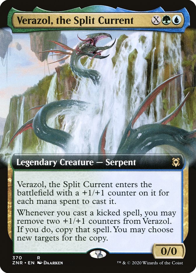 Verazol, the Split Current - [Extended Art] Zendikar Rising (ZNR)