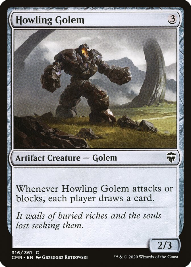 Howling Golem - [Foil] Commander Legends (CMR)