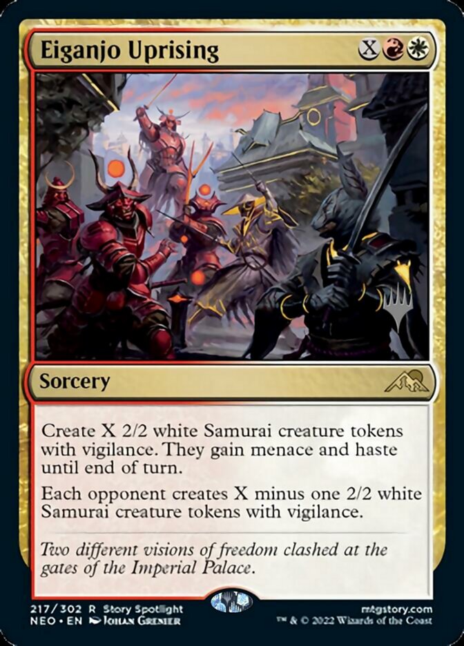 Eiganjo Uprising - [Promo] Kamigawa: Neon Dynasty Promos (PNEO)