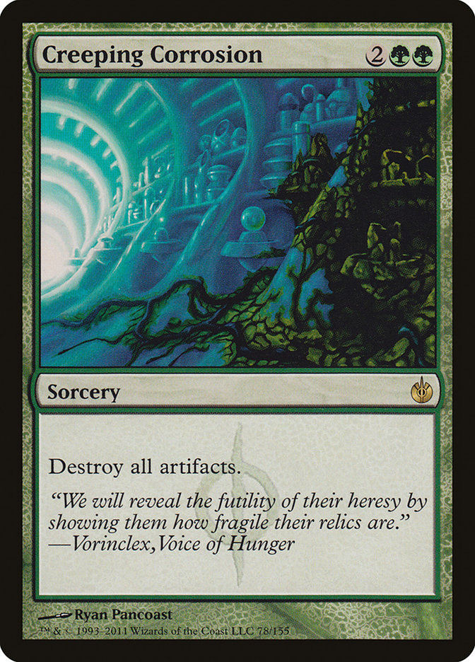 Creeping Corrosion - [Foil] Mirrodin Besieged (MBS)