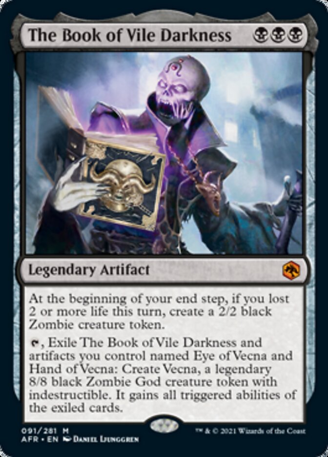 The Book of Vile Darkness - [Foil] Adventures in the Forgotten Realms (AFR)