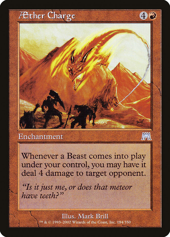 Aether Charge - [Foil, Retro Frame] Onslaught (ONS)
