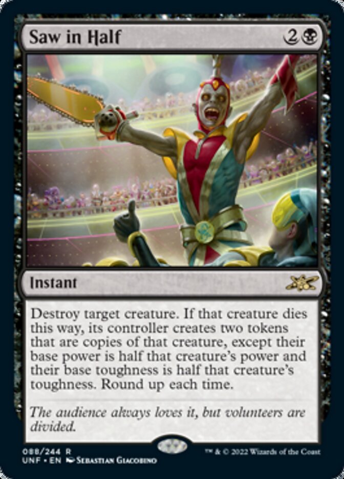 Saw in Half - [Foil] Unfinity (UNF)