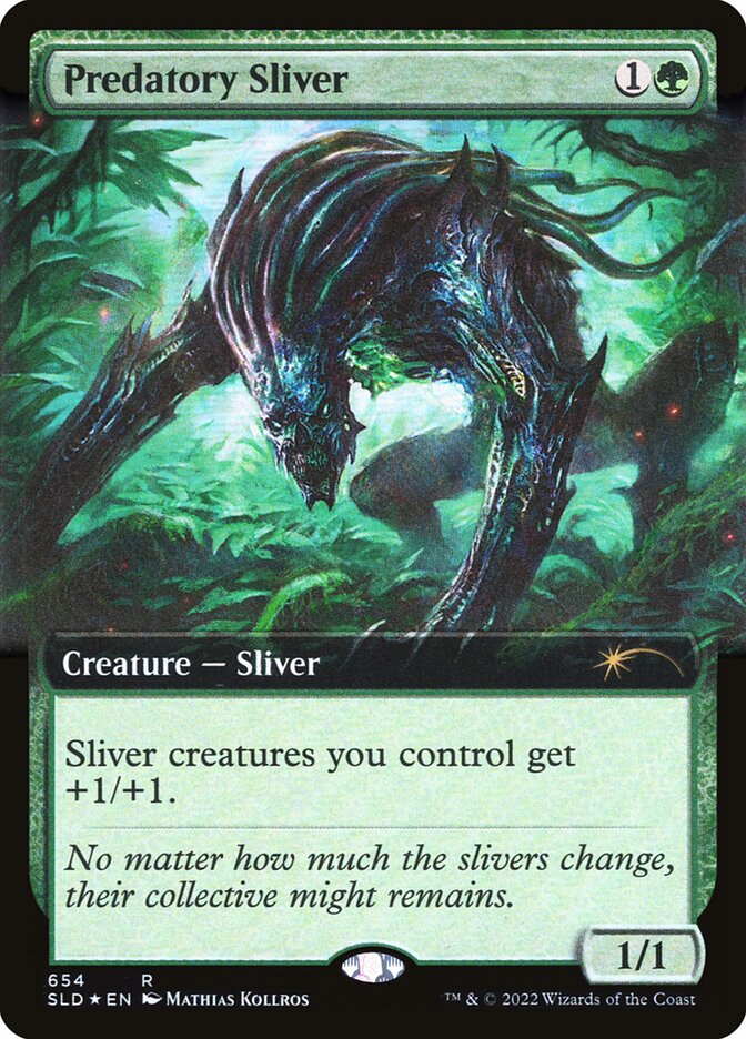 Predatory Sliver (654) - [Foil] Secret Lair Drop (SLD)
