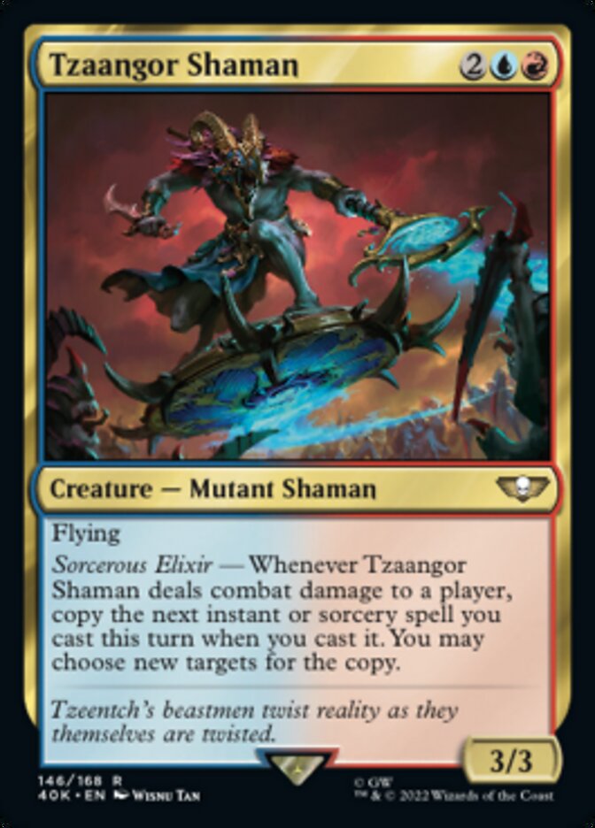 Tzaangor Shaman - [Surge Foil] Warhammer 40,000 Commander (40K)