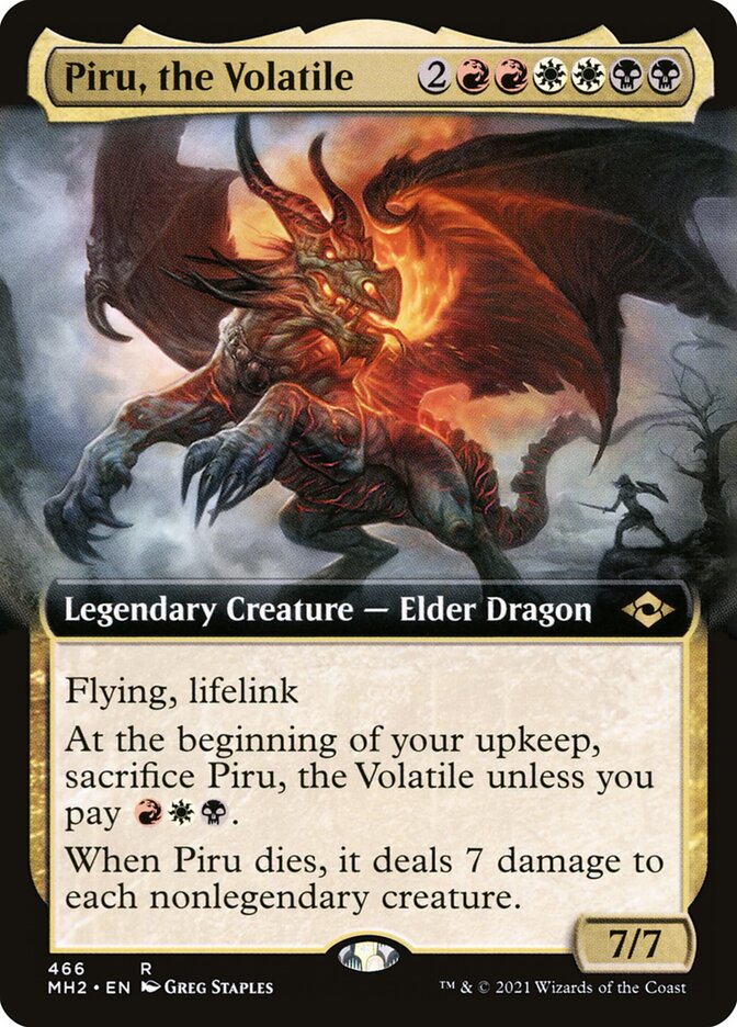 Piru, the Volatile - [Extended Art] Modern Horizons 2 (MH2)