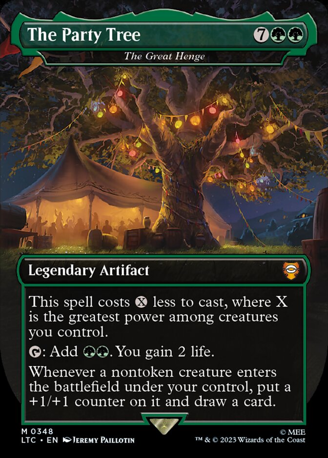 The Party Tree - The Great Henge - [Foil, Borderless] Tales of Middle-earth Commander (LTC)