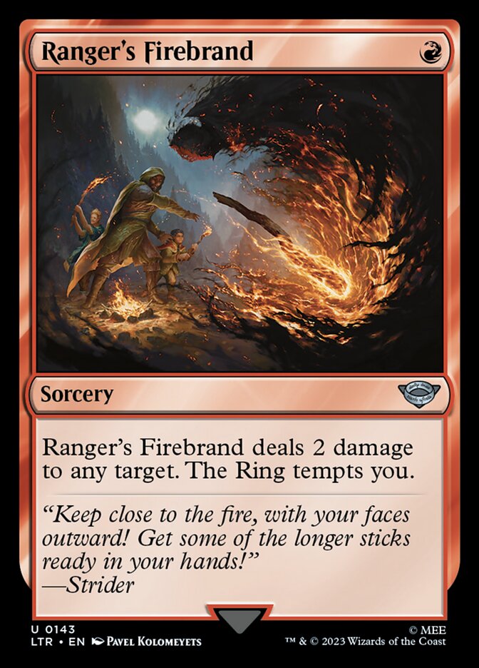 Ranger's Firebrand - [Foil] The Lord of the Rings: Tales of Middle-earth (LTR)