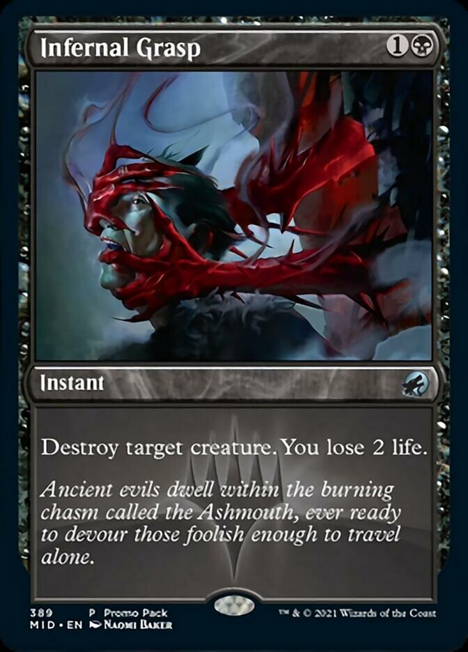 Infernal Grasp - [Foil, Promo] Innistrad: Midnight Hunt (MID)