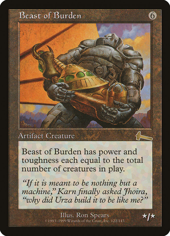 Beast of Burden - [Foil] Urza's Legacy (ULG)