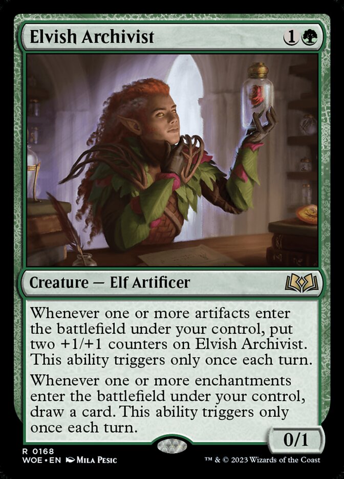 Elvish Archivist - [Foil] Wilds of Eldraine (WOE)