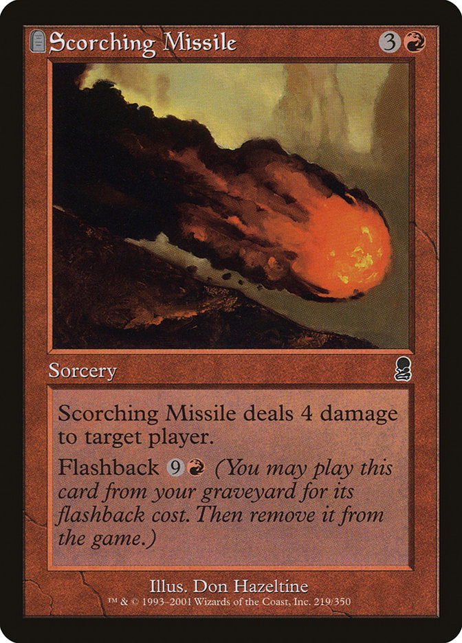 Scorching Missile - [Foil, Retro Frame] Odyssey (ODY)