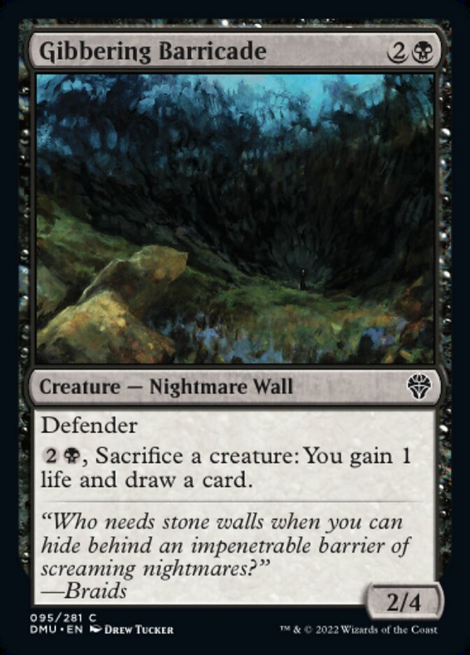 Gibbering Barricade - [Foil] Dominaria United (DMU)