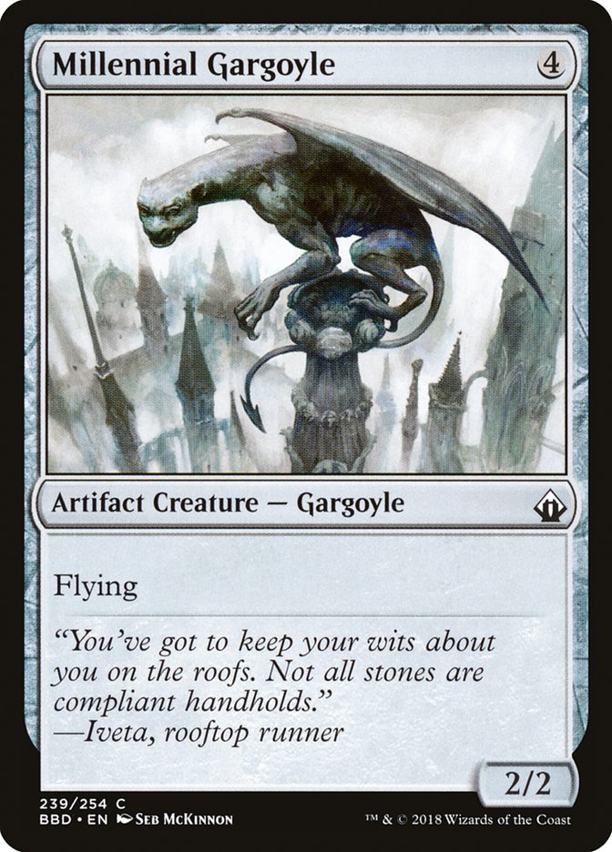 Millennial Gargoyle - [Foil] Battlebond (BBD)
