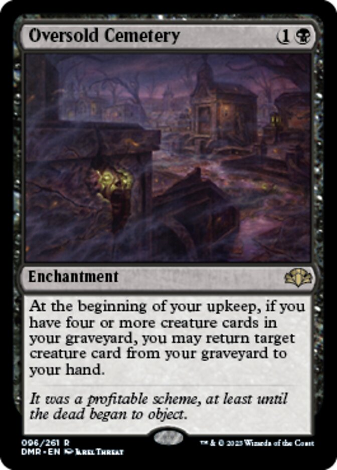 Oversold Cemetery - [Foil] Dominaria Remastered (DMR)