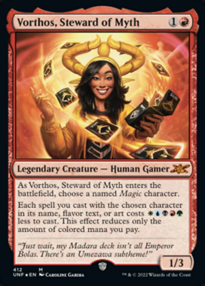 Vorthos, Steward of Myth - [Galaxy Foil] Unfinity (UNF)