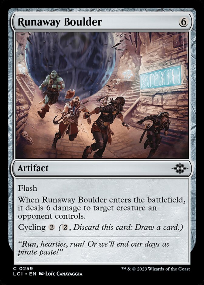 Runaway Boulder - [Foil] The Lost Caverns of Ixalan (LCI)