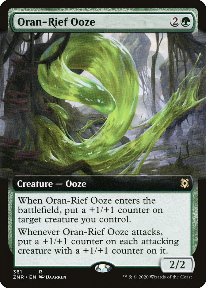 Oran-Rief Ooze - [Extended Art] Zendikar Rising (ZNR)