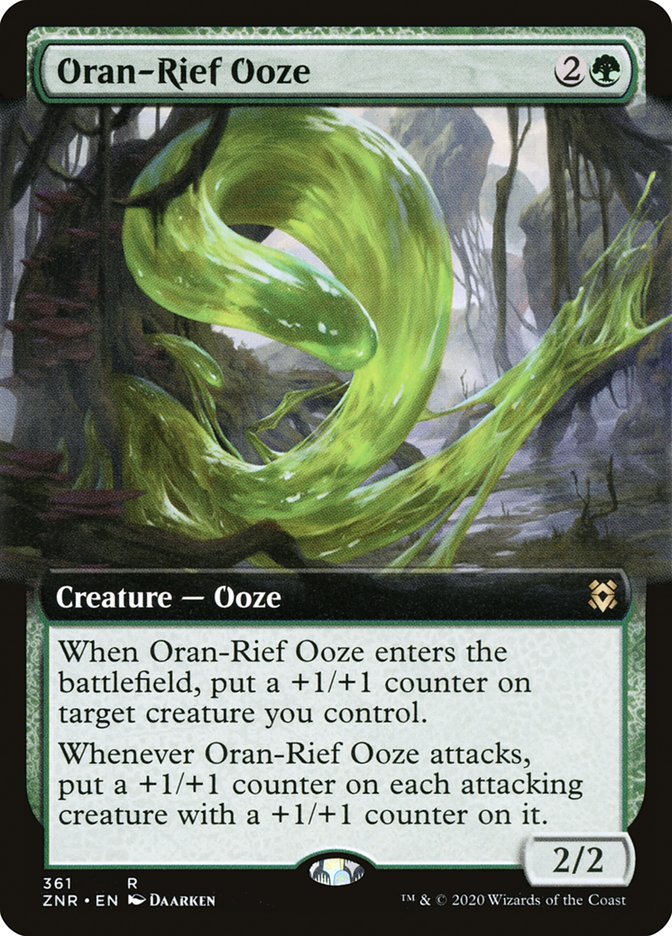 Oran-Rief Ooze - [Foil, Extended Art] Zendikar Rising (ZNR)