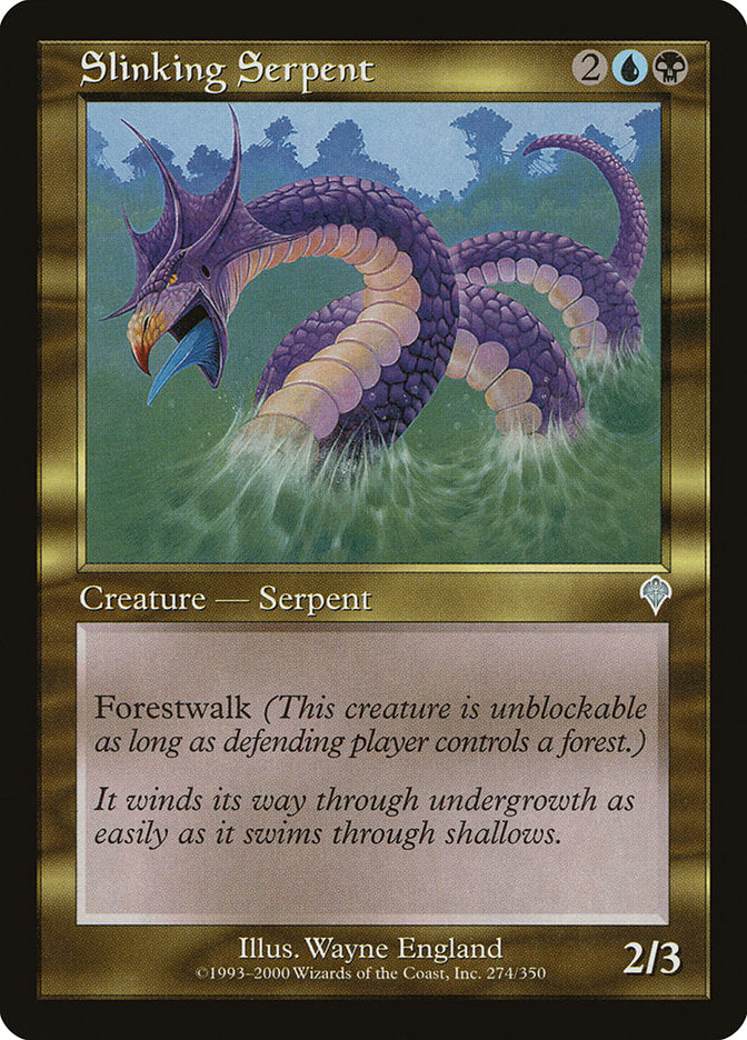 Slinking Serpent - [Retro Frame] Invasion (INV)