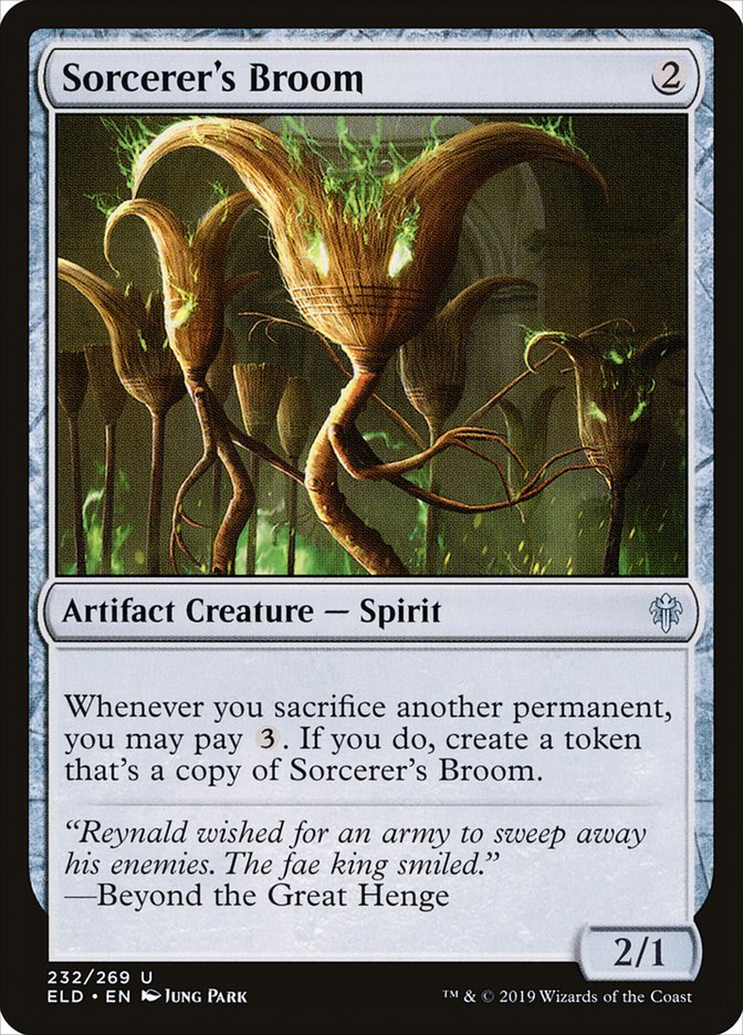 Sorcerer's Broom - Throne of Eldraine (ELD)