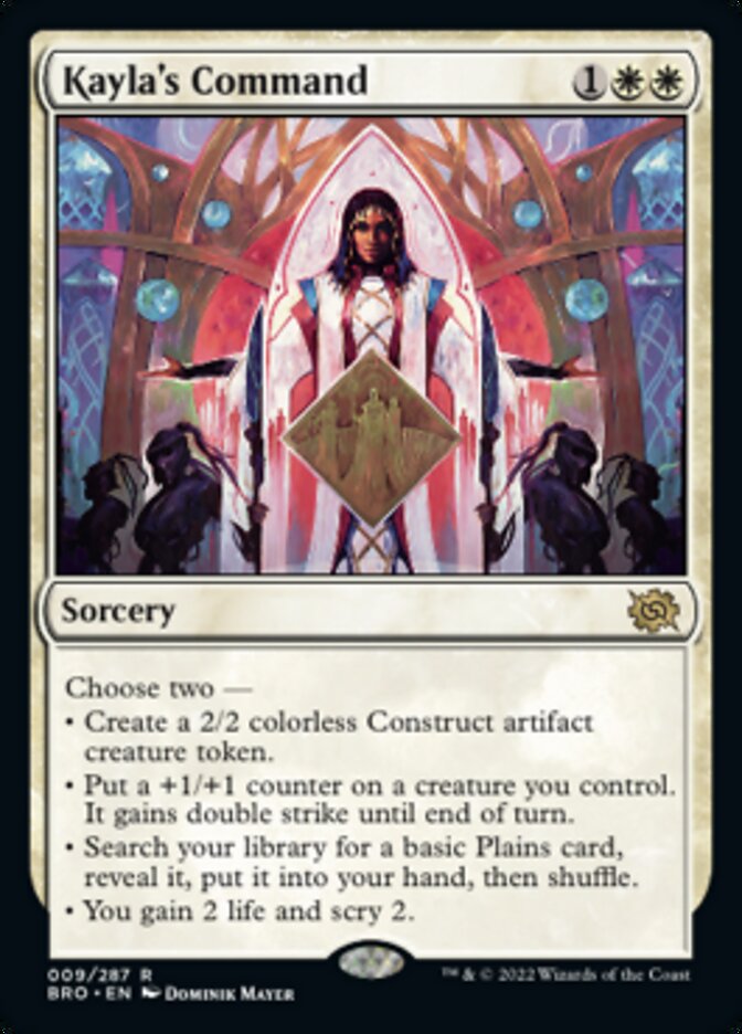Kayla's Command - [Foil] The Brothers' War (BRO)
