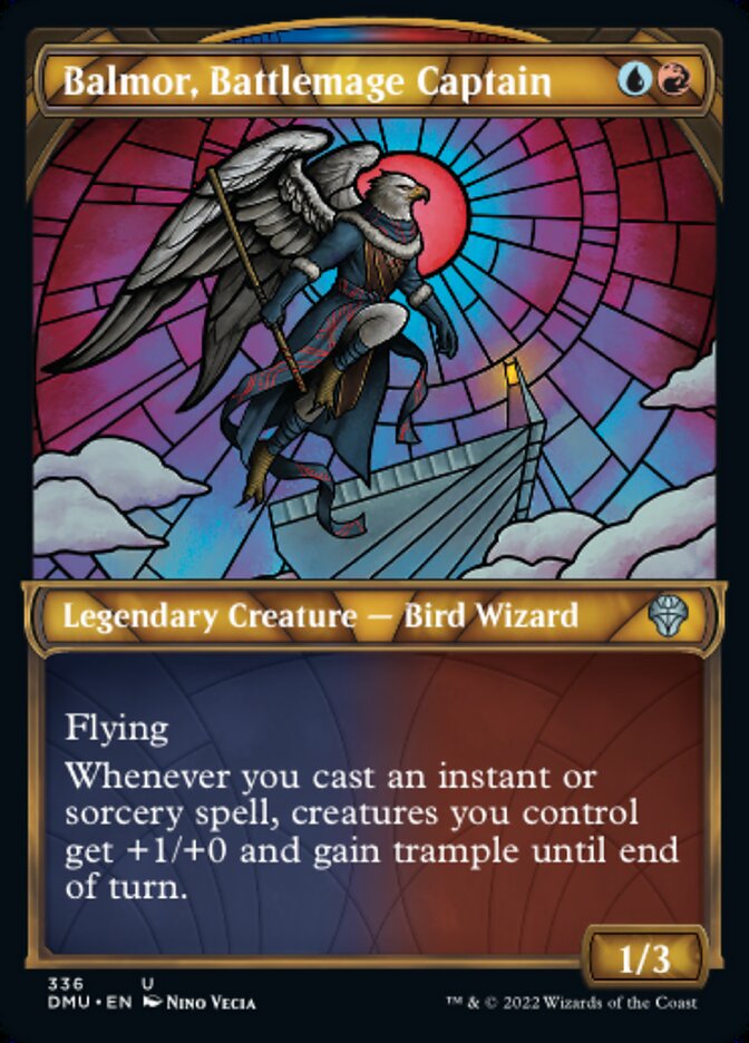Balmor, Battlemage Captain - [Textured Foil, Showcase] Dominaria United (DMU)