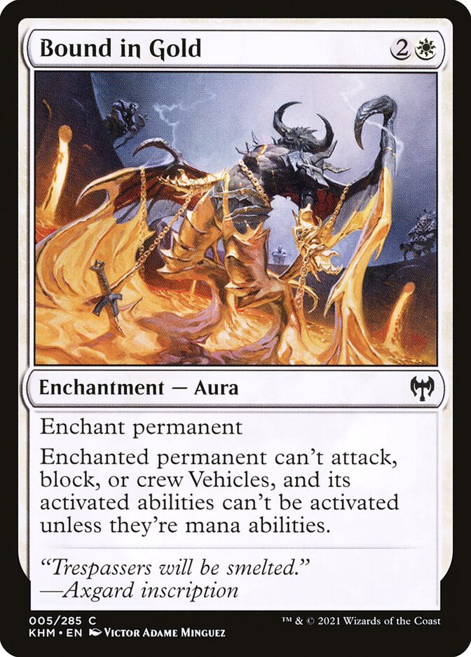 Bound in Gold - [Foil] Kaldheim (KHM)
