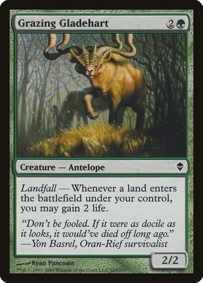 Grazing Gladehart - [Foil] Zendikar (ZEN)