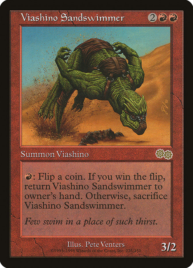 Viashino Sandswimmer - [Retro Frame] Urza's Saga (USG)
