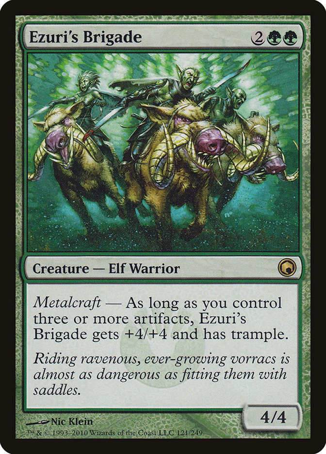 Ezuri's Brigade - [Foil] Scars of Mirrodin (SOM)