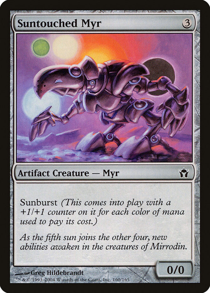 Suntouched Myr - [Foil] Fifth Dawn (5DN)