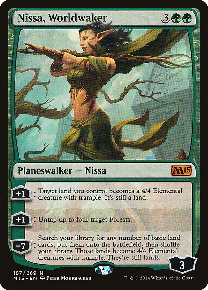 Nissa, Worldwaker - [Foil] Magic 2015 (M15)