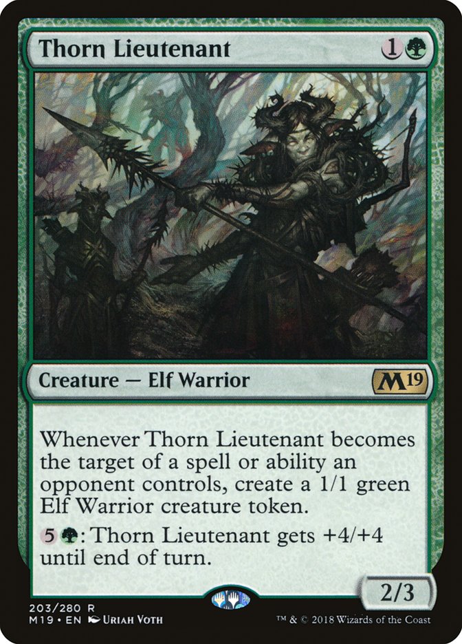Thorn Lieutenant - [Foil] Core Set 2019 (M19)