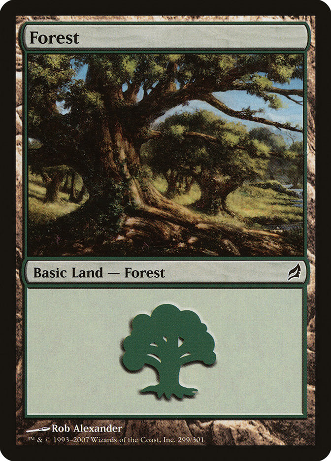 Forest (299) - [Foil] Lorwyn (LRW)